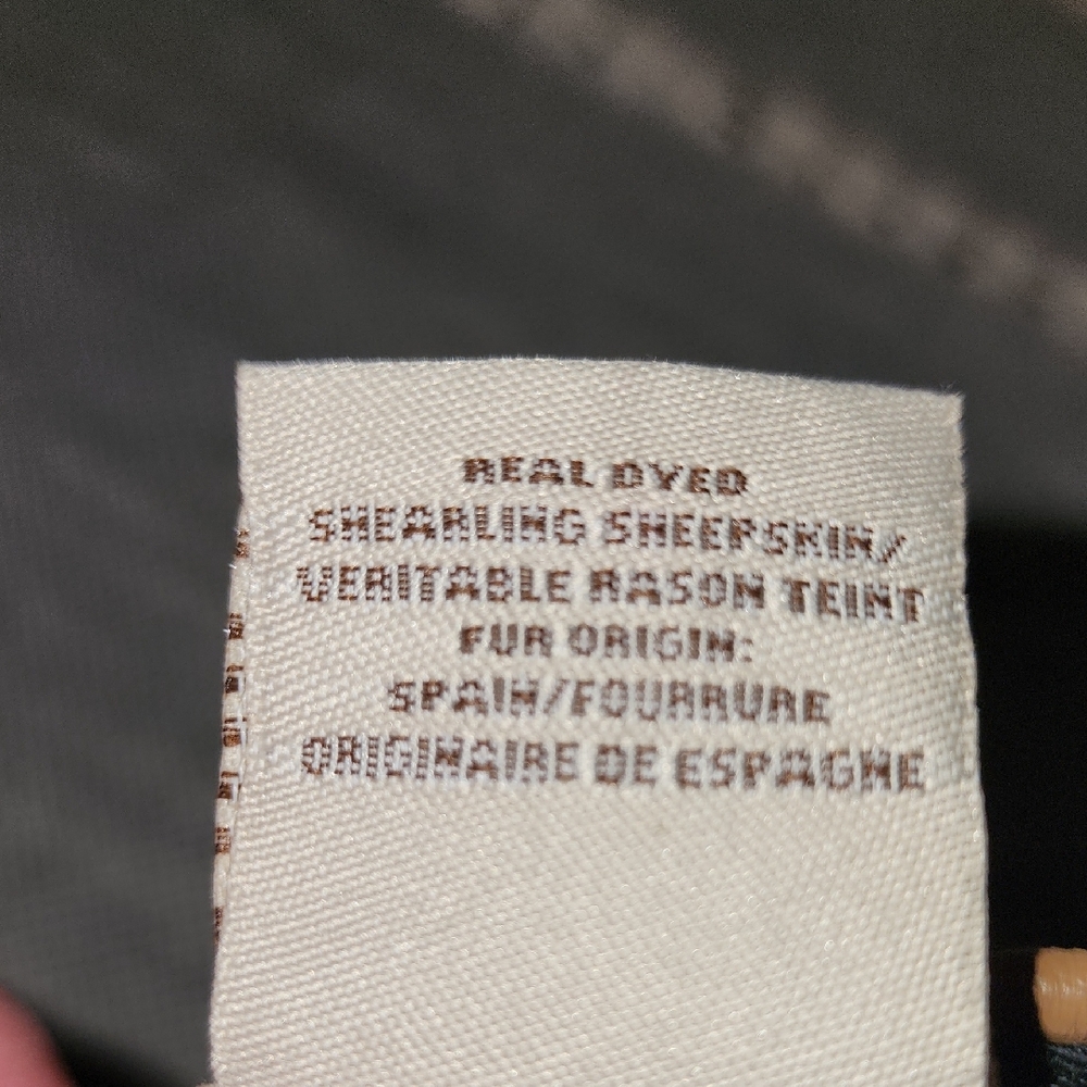 UGG Australia UnisexGenuine Cream Shearling Smooth Tan Leather Baseball Cap - Picture 11 of 15
